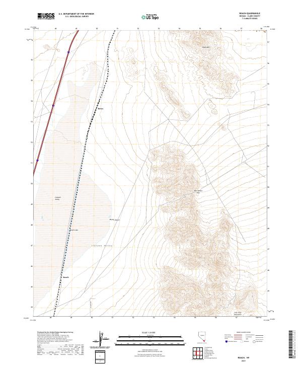 USGS Topographic Map – Roach