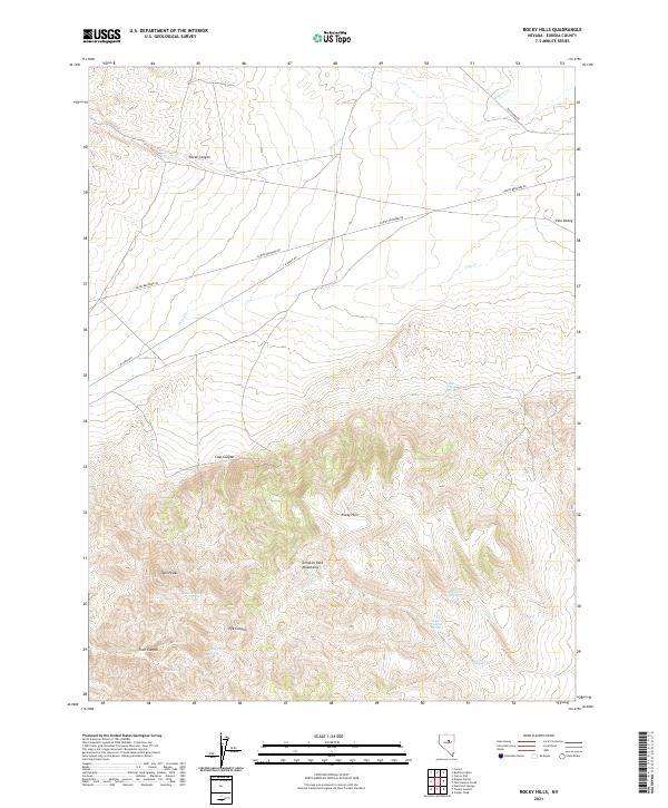 USGS Topographic Map – Rocky Hills