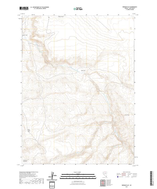USGS Topographic Map – Rodear Flat