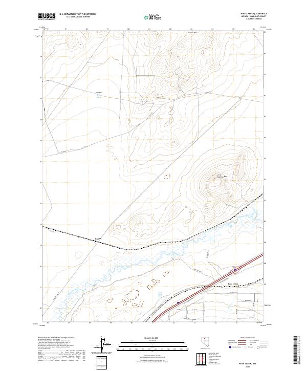 USGS Topographic Map – Rose Creek