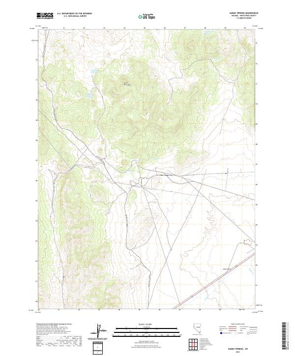 USGS Topographic Map – Sammy Springs