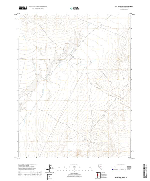 USGS Topographic Map – San Antonio Ranch