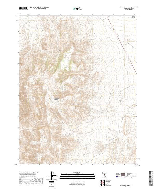 USGS Topographic Map – San Antonio Well