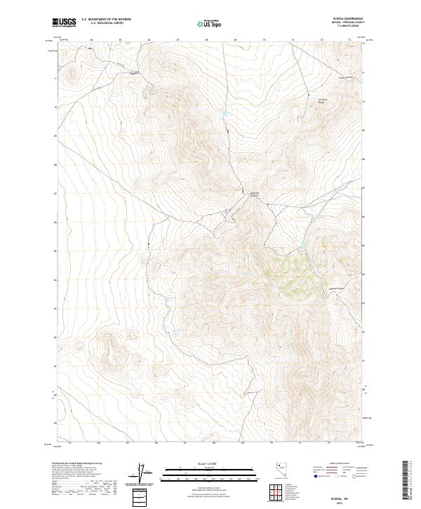 USGS Topographic Map – Scossa