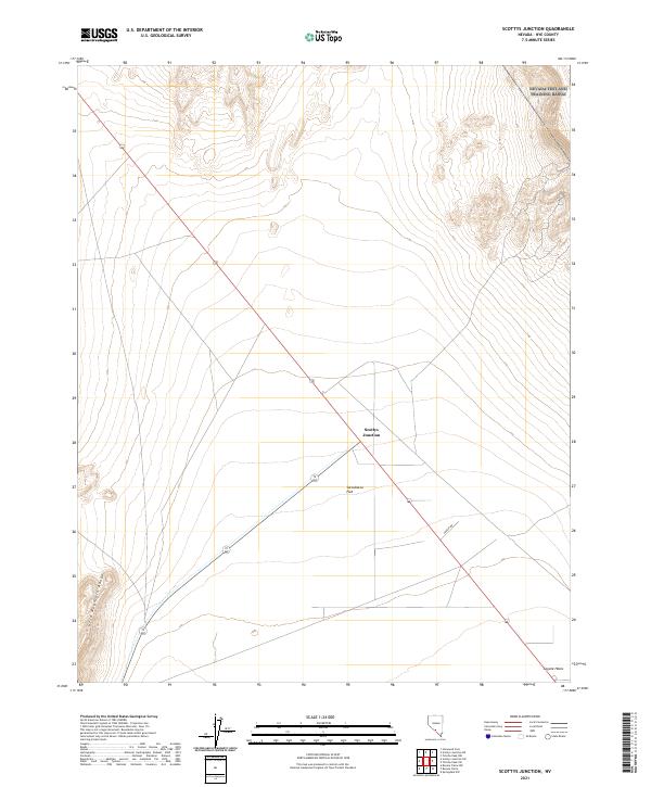 USGS Topographic Map – Scottys Junction
