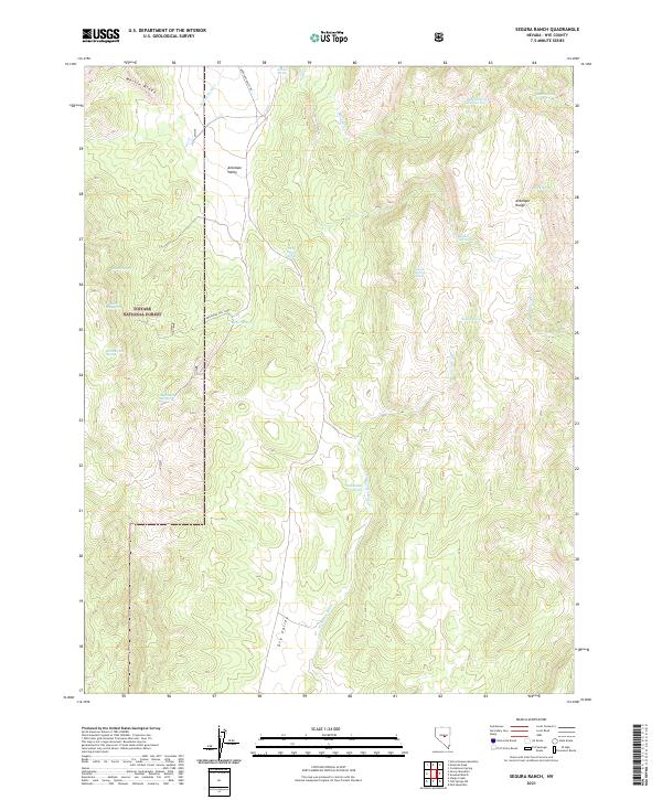 USGS Topographic Map – Segura Ranch