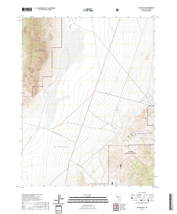 USGS Topographic Map – Seyler Peak