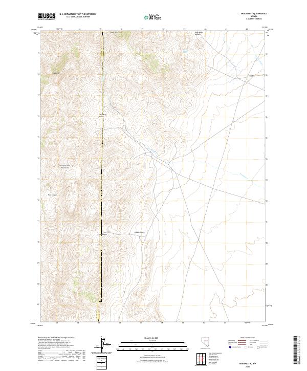 USGS Topographic Map – Shagnasty