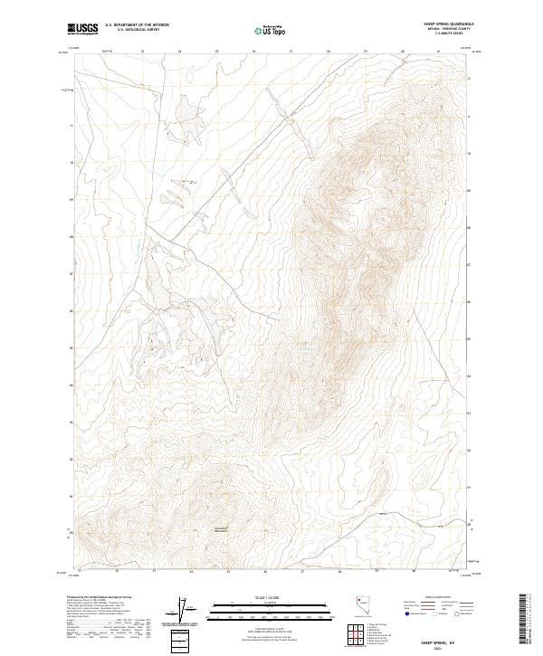 USGS Topographic Map – Sheep Spring