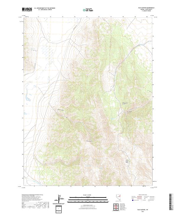 USGS Topographic Map – Silo Canyon