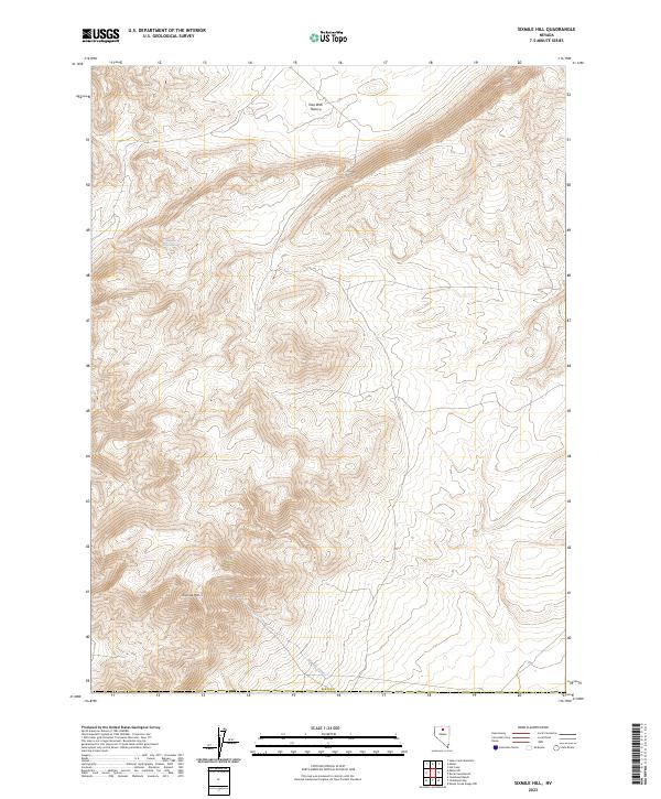 USGS Topographic Map – Sixmile Hill