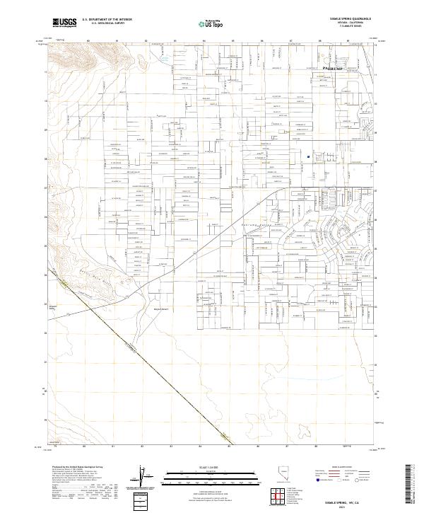 USGS Topographic Map – Sixmile Spring