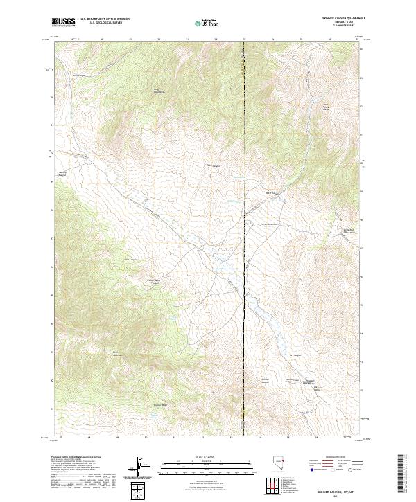 USGS Topographic Map – Skinner Canyon