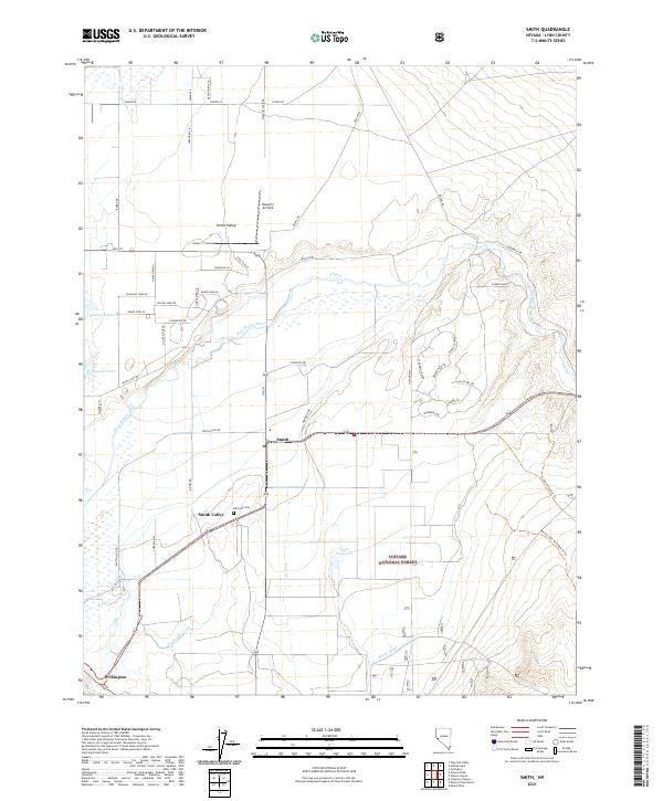 USGS Topographic Map – Smith