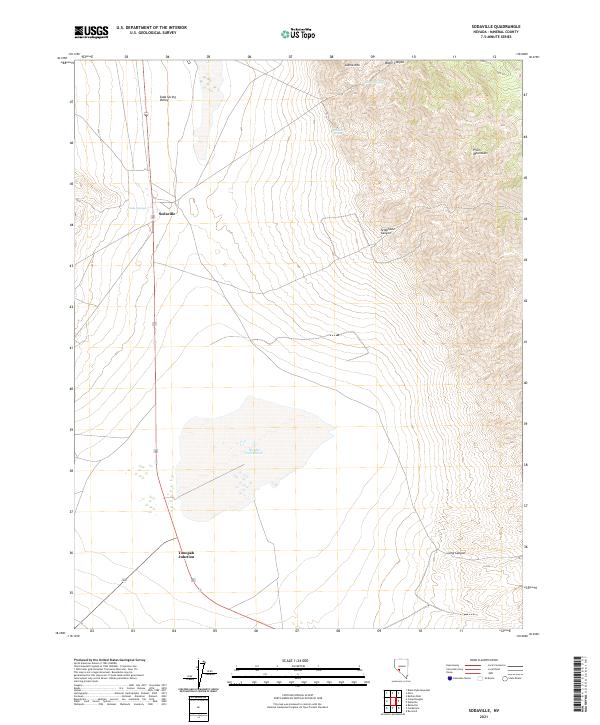USGS Topographic Map – Sodaville