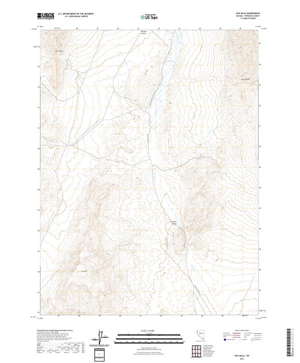 USGS Topographic Map – Sou Hills