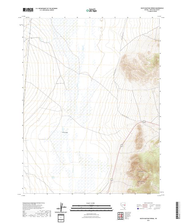 USGS Topographic Map – South Bastian Spring