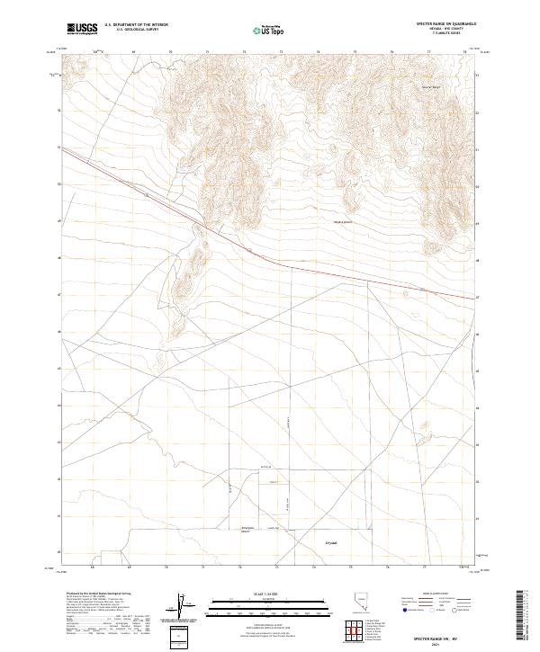 USGS Topographic Map – Specter Range SW