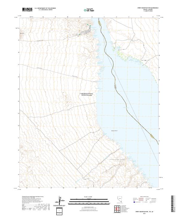 USGS Topographic Map – Spirit Mountain NW
