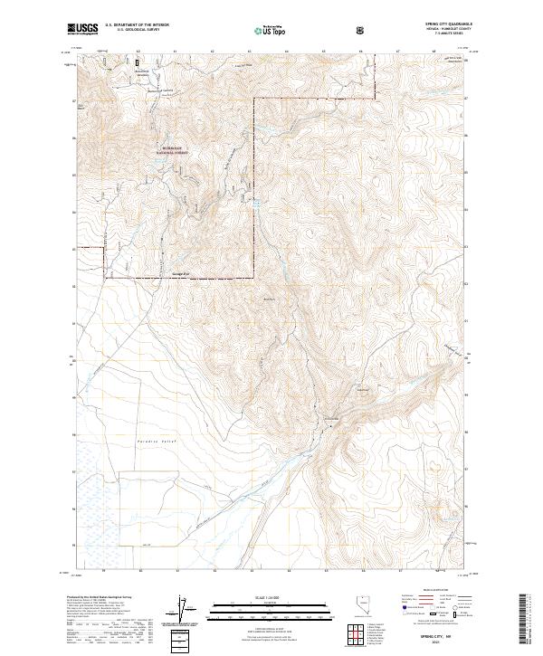 USGS Topographic Map – Spring City