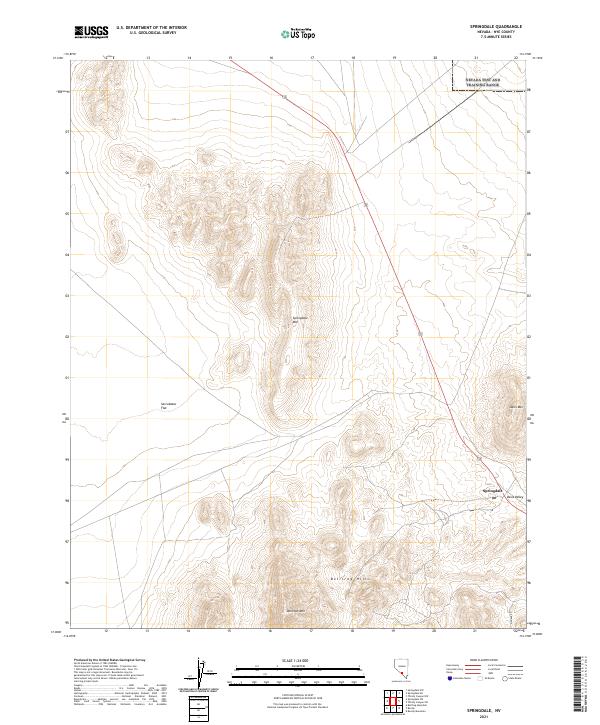 USGS Topographic Map – Springdale
