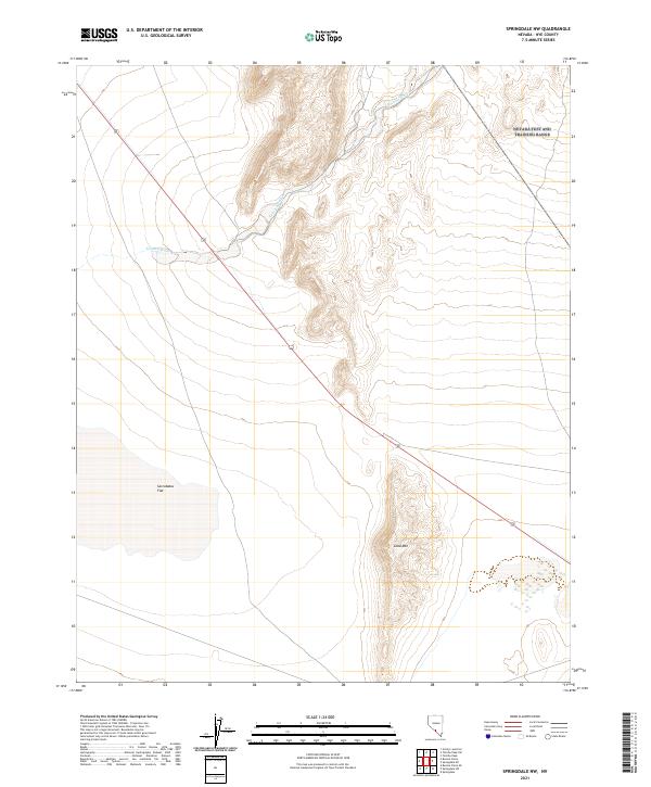 USGS Topographic Map – Springdale NW
