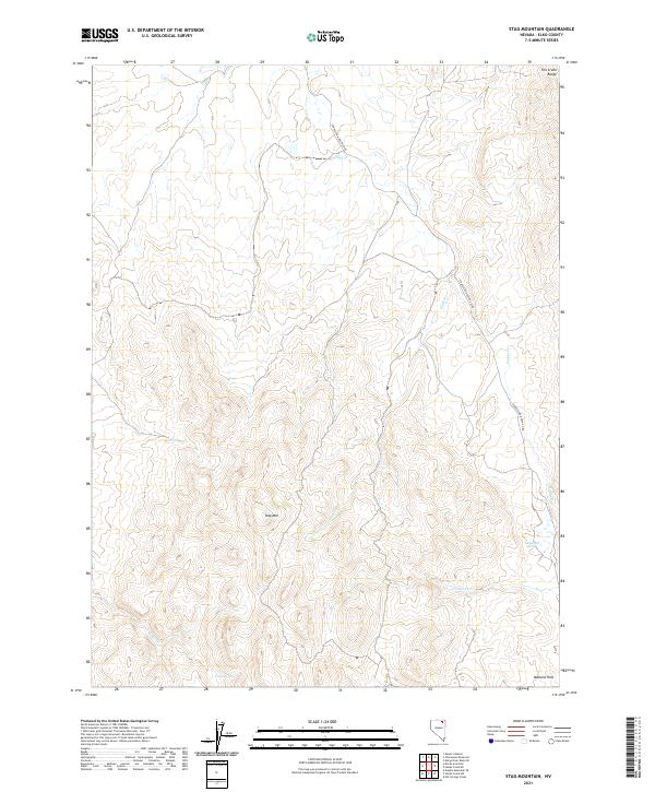 USGS Topographic Map – Stag Mountain