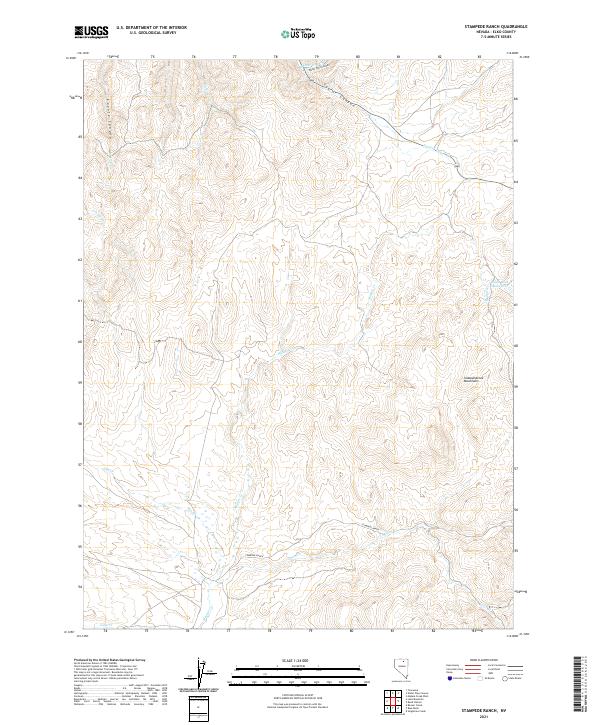 USGS Topographic Map – Stampede Ranch