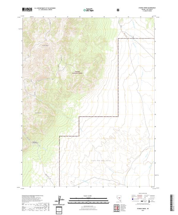 USGS Topographic Map – Stargo Creek