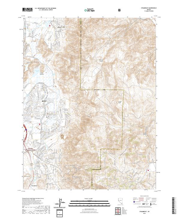 USGS Topographic Map – Steamboat