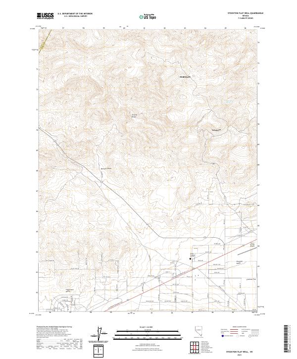 USGS Topographic Map – Stockton Flat Well