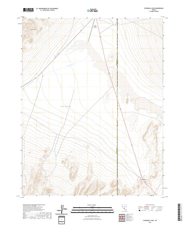 USGS Topographic Map – Stonewall Pass