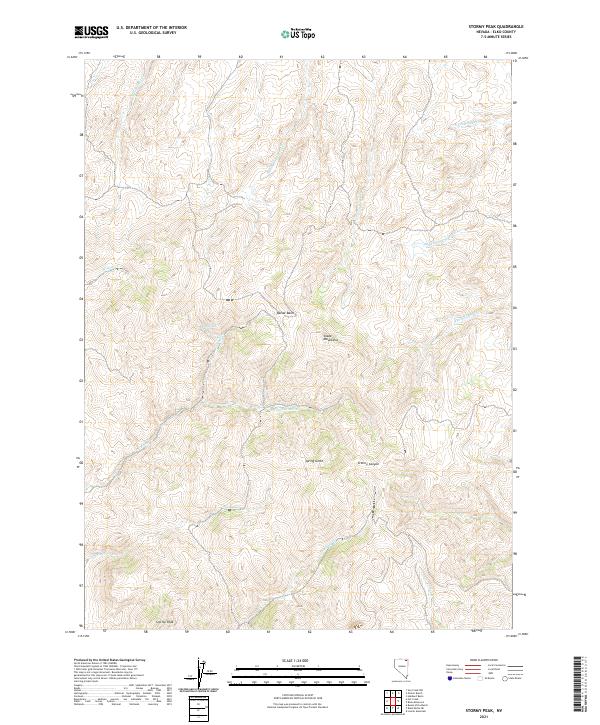 USGS Topographic Map – Stormy Peak