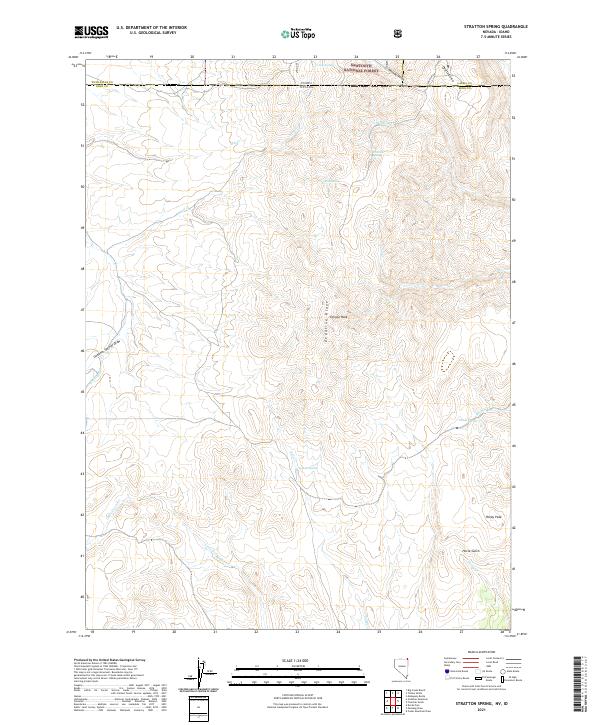 USGS Topographic Map – Stratton Spring