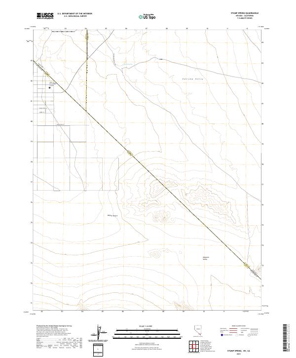 USGS Topographic Map – Stump Spring