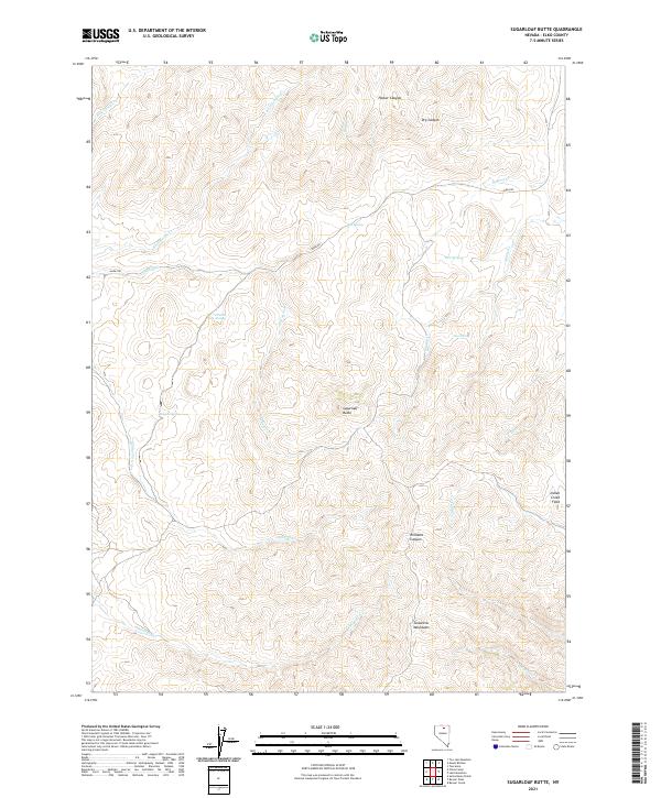 USGS Topographic Map – Sugarloaf Butte