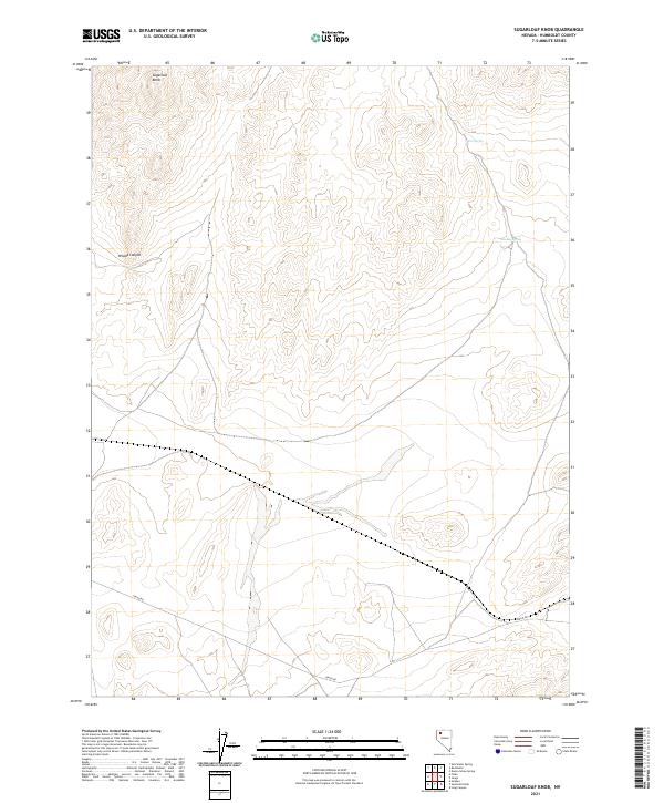USGS Topographic Map – Sugarloaf Knob