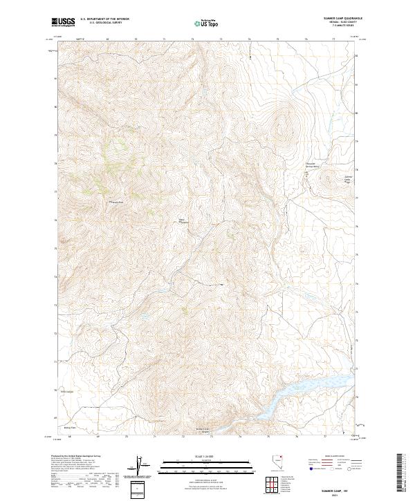 USGS Topographic Map – Summer Camp