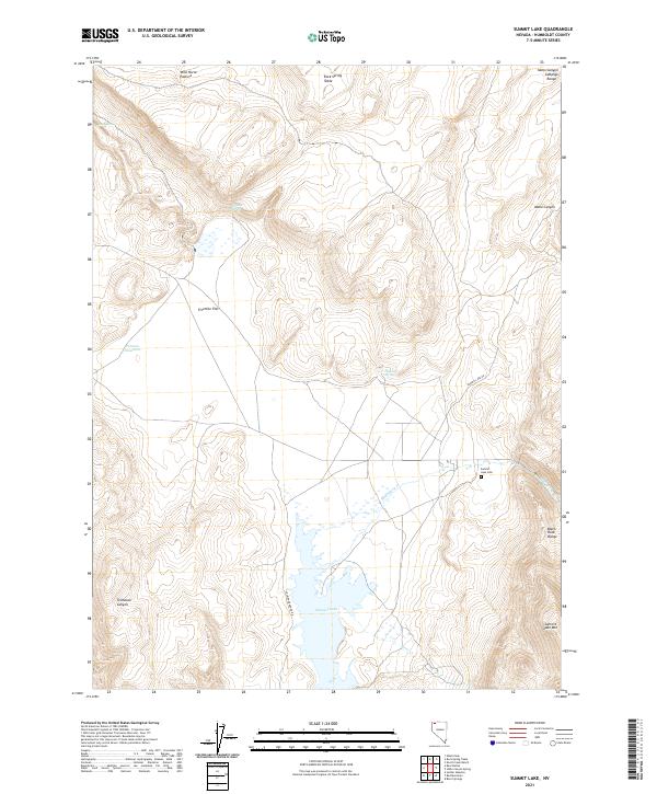 USGS Topographic Map – Summit Lake