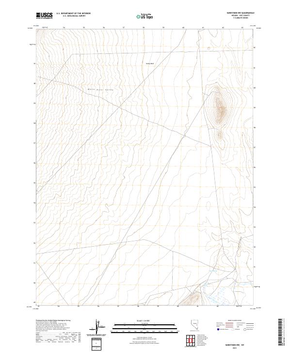 USGS Topographic Map – Sunnyside NW