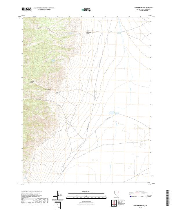 USGS Topographic Map – Sunset Reservoir