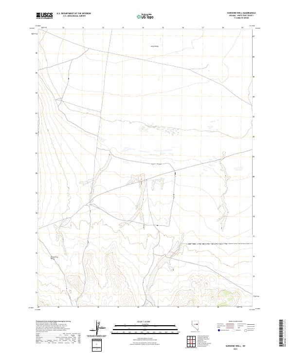 2021 Map of Sunshine Well, 2021 Print