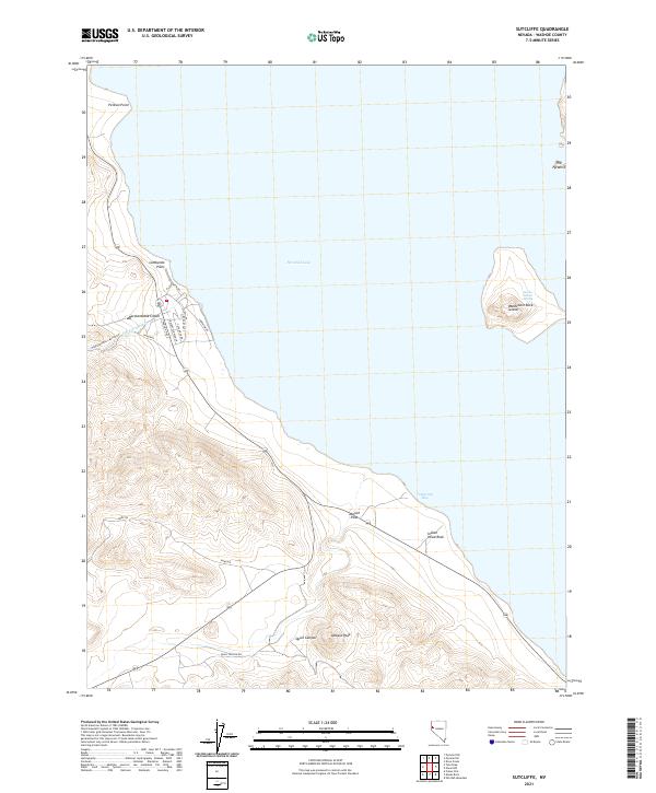 USGS Topographic Map – Sutcliffe