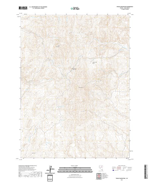 USGS Topographic Map – Swales Mountain