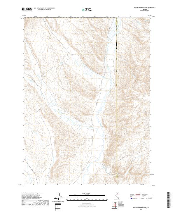 USGS Topographic Map – Swales Mountain NW