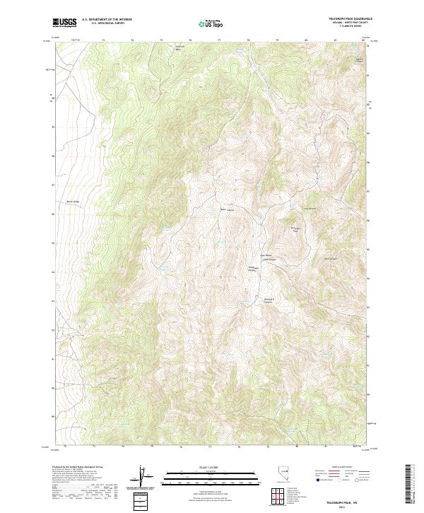USGS Topographic Map – Telegraph Peak