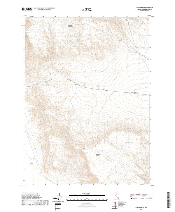USGS Topographic Map – Thacker Pass