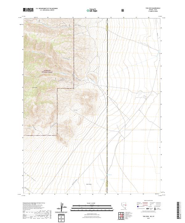 USGS Topographic Map – The Cove