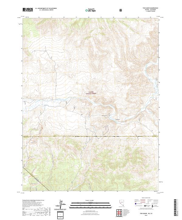 USGS Topographic Map – The Elbow