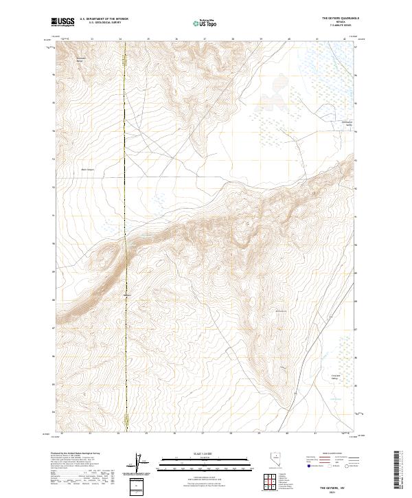 USGS Topographic Map – The Geysers